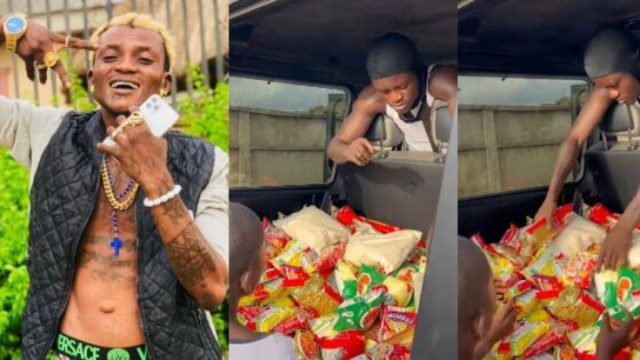 Portable Gifts Food Items To Hungry Nigerians, After Loss Of Followers